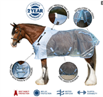 BIG FELLA MOSQUITO MESH FITTED V-FREE FLY SHEET - 90 BLUE
